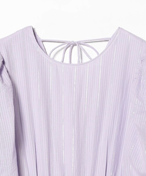 NE QUITTEZ PAS!(ヌキテパ)の「【1/1値下げ】ne Quittez pas / ルレックス ストライプ ワンピース(ワンピース・レディース・パープル系その他2・ONE SIZE)」の16枚目の写真