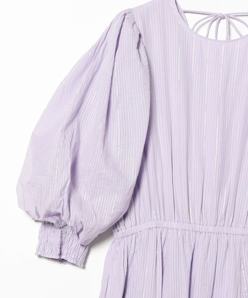 NE QUITTEZ PAS!(ヌキテパ)の「【1/1値下げ】ne Quittez pas / ルレックス ストライプ ワンピース(ワンピース・レディース・パープル系その他2・ONE SIZE)」の17枚目の写真