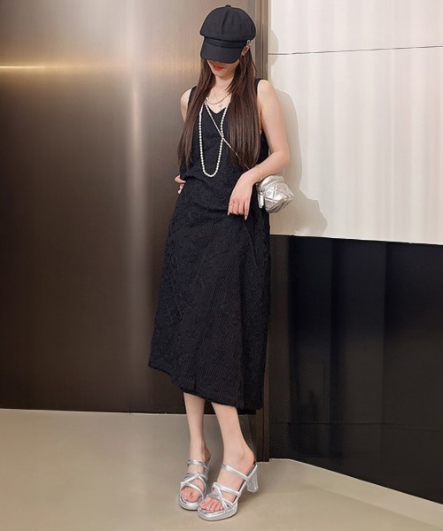 Miniministore(ミニミニストア)の「クロスストラップサンダルクリアヒール夏靴(サンダル・レディース・アイボリー/シルバー・24.5cm/24.0cm/22.5cm/23.5cm/23.0cm)」の14枚目の写真