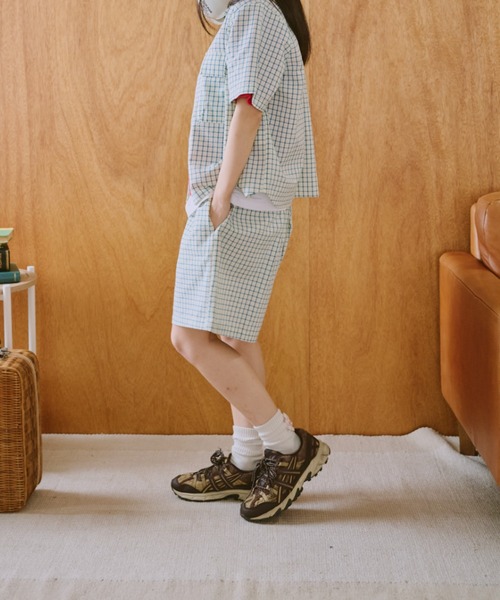 common gull products.（コモンガルプロダクツ）の「鮮やかなまま残る記憶のショートパンツ（その他パンツ・レディース・ブルー系/イエロー系・LARGE/MEDIUM/SMALL）」の15枚目の写真