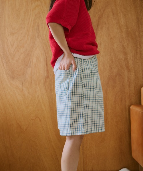 common gull products.（コモンガルプロダクツ）の「鮮やかなまま残る記憶のショートパンツ（その他パンツ・レディース・ブルー系/イエロー系・LARGE/MEDIUM/SMALL）」の21枚目の写真