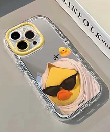 NOLITA LABORATORY（ノリータラボラトリー）の「【 NOLITA / ノリータ 】 ユニークなアヒル ミラー加工 アイフォンカバー アイフォンケース iphone 11 / 11pro / 12 / 12pro / 13pro / 14 / 15 / 16（スマホケース/カバー・キッズ）」