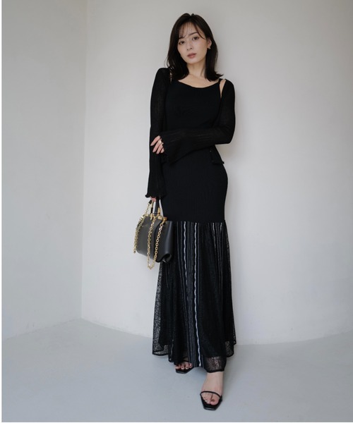 セール】レースドッキングアンサンブルワンピース（ワンピース