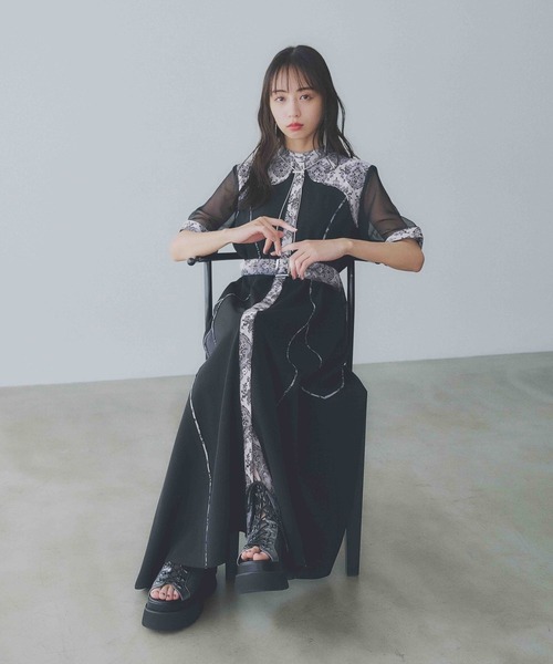 HARE(ハレ)の「イソザイキリカエシアーワンピース(HARE)(ワンピース・レディース・レッド/ブルー/ブラック・FREE)」の4枚目の写真