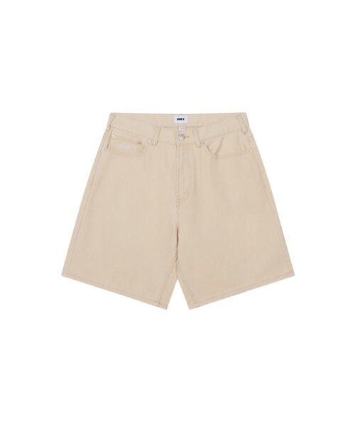 ハーフ・ショートパンツ OBEY SS25 BAGGY DENIM SHORT (172100090 LIN) PLAID BAGGY DENIM SHORT – OBEY CLOTHING
