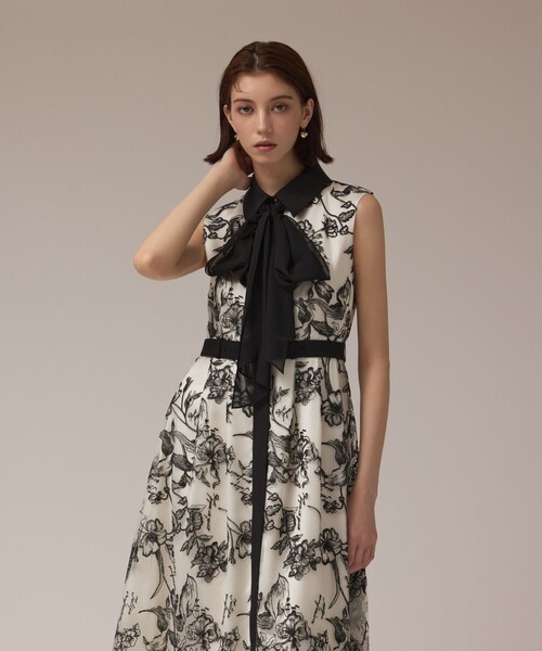 GRACE CONTINENTAL フラワーレースドレス フラワーリゾートドレス / GRACE CONTINENTAL | GRACE
