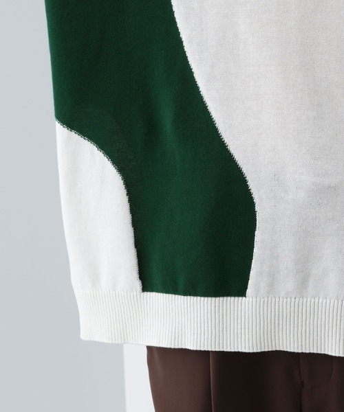 HARE(ハレ)の「ウェーブハイショクニットポロ(HARE)(ニット/セーター・メンズ・ブラック系その他/ホワイト系その他・FREE)」の15枚目の写真