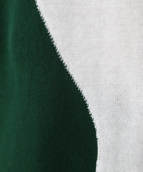 HARE(ハレ)の「ウェーブハイショクニットポロ(HARE)(ニット/セーター・メンズ・ブラック系その他/ホワイト系その他・FREE)」の13枚目の写真