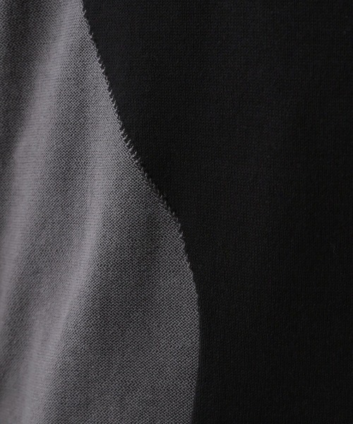 HARE(ハレ)の「ウェーブハイショクニットポロ(HARE)(ニット/セーター・メンズ・ブラック系その他/ホワイト系その他・FREE)」の12枚目の写真