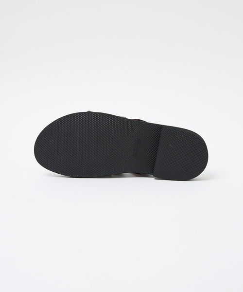 alfredoBANNISTER（アルフレッドバニスター）の「【WEB別注】マルチクロスレザーサンダル（サンダル・メンズ・ブラック/その他・42/40/43/41/44/45）」の9枚目の写真