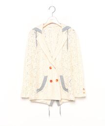 ⚪ 様！mercibeaucoup, メルシーボークー ドルマンコート デニム風 mercibeaucoup,（メルシーボークー）｜レディースのジャケット