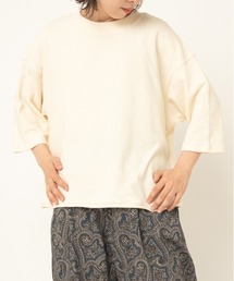 RNA-N | M2530 ブロックインレイ５分袖プルオーバー(Tシャツ/カットソー)