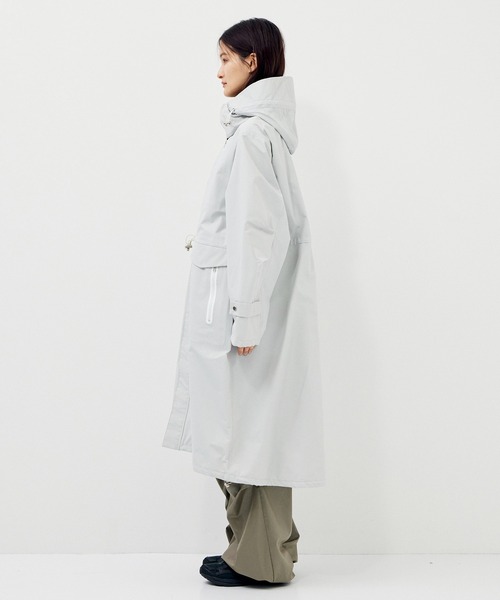 CITY TOKYO（シティトウキョウ）の「TOKYO TEX 2WAY COAT（モッズコート・レディース・ホワイト/ライム・FREE）」の20枚目の写真