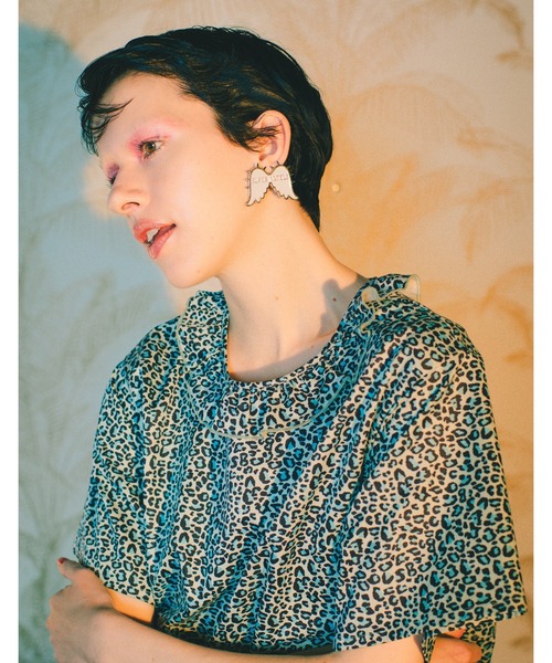 Little sunny bite(リトルサニーバイト)の「【8】【it】【little sunny bite】leopard all in one(つなぎ/オールインワン・レディース・ベージュ/ブルー/ブラウン・MEDIUM/SMALL)」の10枚目の写真