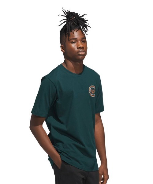 adidas(アディダス)の「アディダス adidas カントリークラブ シーニック(Tシャツ/カットソー・メンズ・オフホワイト/ダークグリーン・S/M/L/LL/3L)」の8枚目の写真