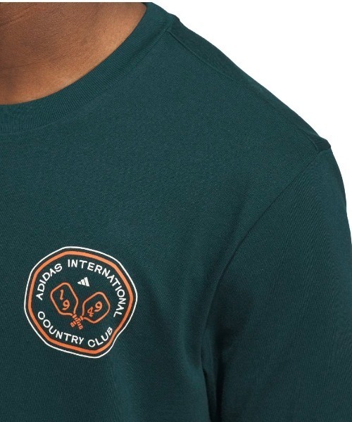adidas(アディダス)の「アディダス adidas カントリークラブ シーニック(Tシャツ/カットソー・メンズ・オフホワイト/ダークグリーン・S/M/L/LL/3L)」の10枚目の写真