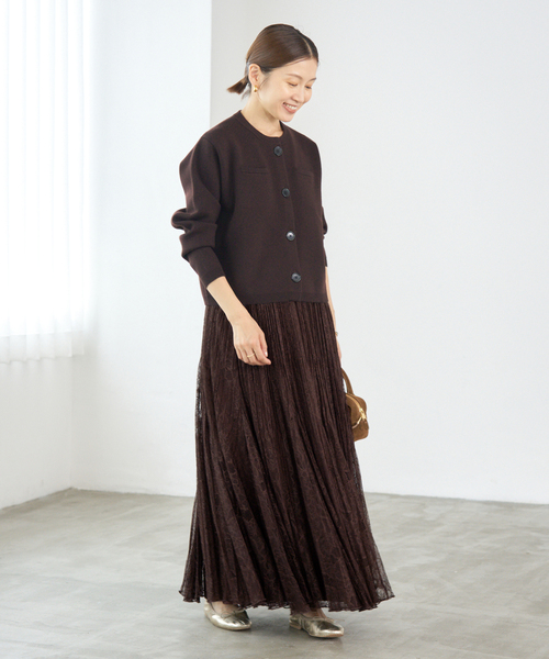 セール】レースプリーツスカート（スカート）｜IENA（イエナ）の