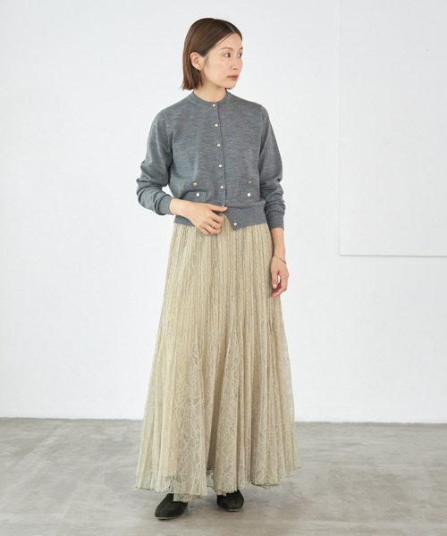 ラミー　プリーツ　スカート　iena イエナ　ベージュ　38 新品未使用 IENA（イエナ）の「ラミープリーツスカート（スカート）」 - WEAR