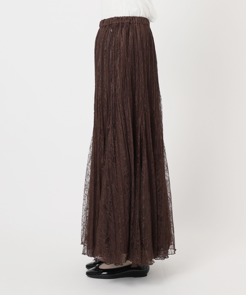 IENA（イエナ）の「レースプリーツスカート（スカート・レディース・ブラウン/ベージュ・36/38）」の15枚目の写真