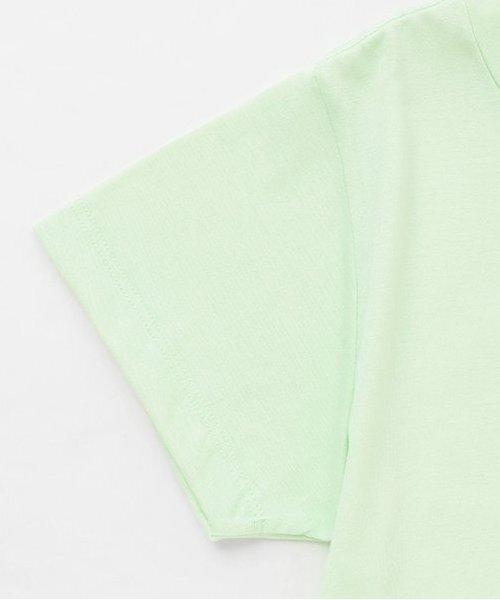 Mi-je（ミジェ）の「シェルイラスト半袖Tシャツ【韓国ファッション】（Tシャツ/カットソー・レディース・オフホワイト/ライトグリーン・F）」の9枚目の写真