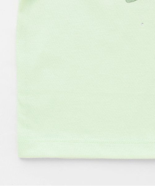 Mi-je（ミジェ）の「シェルイラスト半袖Tシャツ【韓国ファッション】（Tシャツ/カットソー・レディース・オフホワイト/ライトグリーン・F）」の12枚目の写真