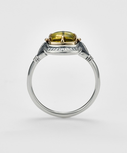 シルバーアンバー／ジェットリング（リング）｜agete（アガット