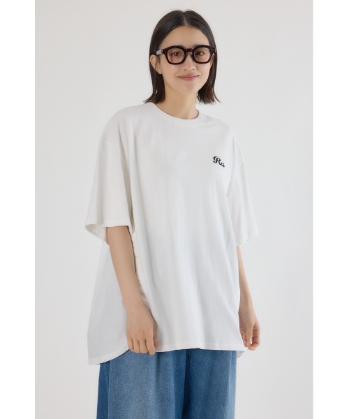 RODEO CROWNS WIDE BOWL(ロデオクラウンズワイドボウル)の「バックギャザードッキングTシャツ(Tシャツ/カットソー・レディース・ライトカーキ/ライトピンク/ブラック/オフホワイト・FREE)」の14枚目の写真