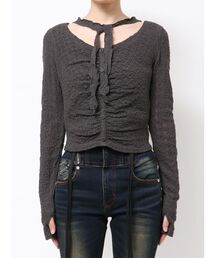 EMODA | フロントボタンタイトップ(Tシャツ/カットソー)