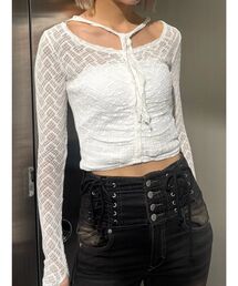 EMODA | フロントボタンタイトップ(Tシャツ/カットソー)