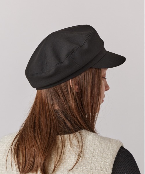 Chapeau d' O（シャポードオー）の「Chapeau d' O  Over Marine Cas / シャポードオー（キャスケット・レディース・ブラック/ライトブラウン/グレー・M/57.5cm/S(56cm)）」の7枚目の写真