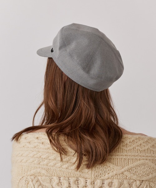 Chapeau d' O（シャポードオー）の「Chapeau d' O  Over Marine Cas / シャポードオー（キャスケット・レディース・ブラック/ライトブラウン/グレー・M/57.5cm/S(56cm)）」の12枚目の写真