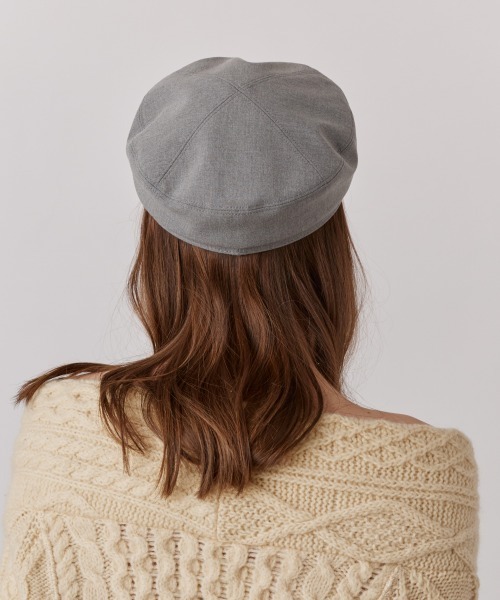 Chapeau d' O（シャポードオー）の「Chapeau d' O  Over Marine Cas / シャポードオー（キャスケット・レディース・ブラック/ライトブラウン/グレー・M/57.5cm/S(56cm)）」の13枚目の写真