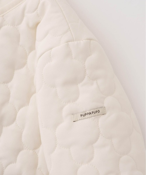 PUPPAPUPO（プッパプーポ）の「【撥水】 洗える ノーカラー キルティング ジャケット（ブルゾン・キッズ・モカ/グレイッシュベージュ/アイボリー・80/90/100/110）」の21枚目の写真