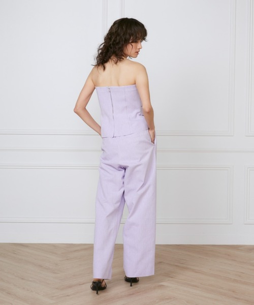INED（イネド）の「ラップパンツ《la veille by SUPERIOR CLOSET》（その他パンツ・レディース・パープル・9号/11号/7号）」の3枚目の写真