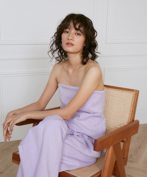 INED（イネド）の「ラップパンツ《la veille by SUPERIOR CLOSET》（その他パンツ・レディース・パープル・9号/11号/7号）」の5枚目の写真
