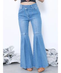 EATME | タックフレアデニムパンツ(デニムパンツ)