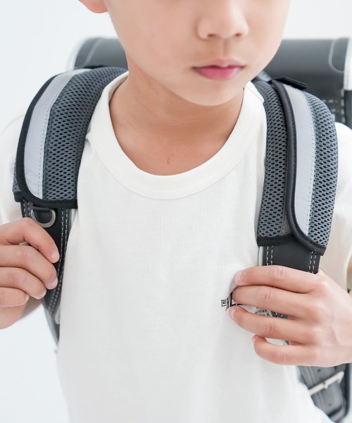 MKD.ZAKKA（エムケーディーザッカ）の「ランドセル肩パッド 3層構造 通気性メッシュ 安全反射材付 肩ベルト固定でズレない（ランドセル・キッズ・スカイブルー/ブラック/ラベンダー/ネイビー・FREE）」の8枚目の写真
