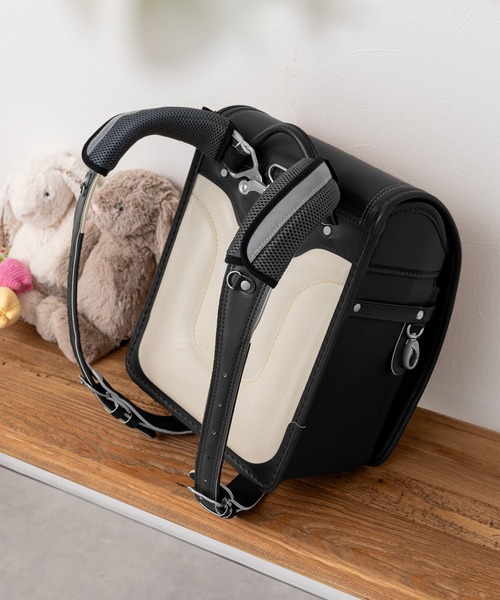 MKD.ZAKKA（エムケーディーザッカ）の「ランドセル肩パッド 3層構造 通気性メッシュ 安全反射材付 肩ベルト固定でズレない（ランドセル・キッズ・スカイブルー/ブラック/ラベンダー/ネイビー・FREE）」の19枚目の写真