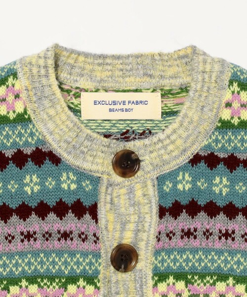 フェアアイル 5分袖 カーディガン（カーディガン/ボレロ）｜BEAMS BOY