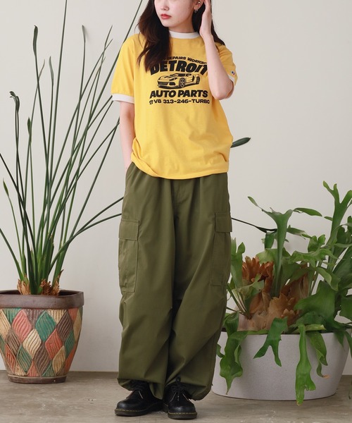 Russell Athletic(ラッセルアスレティック)の「Russell Athletic/ラッセルアスレティック Kids Tri-Blend Classic Ringer Tシャツ 3色展開 秋物 秋服 2026年秋冬(Tシャツ/カットソー・レディース・コーラル/イエロー/ホワイト・S)」の19枚目の写真