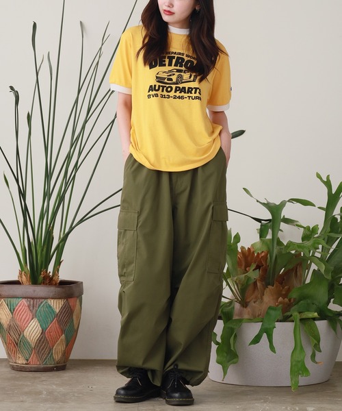 Russell Athletic(ラッセルアスレティック)の「Russell Athletic/ラッセルアスレティック Kids Tri-Blend Classic Ringer Tシャツ 3色展開 秋物 秋服 2026年秋冬(Tシャツ/カットソー・レディース・コーラル/イエロー/ホワイト・S)」の20枚目の写真