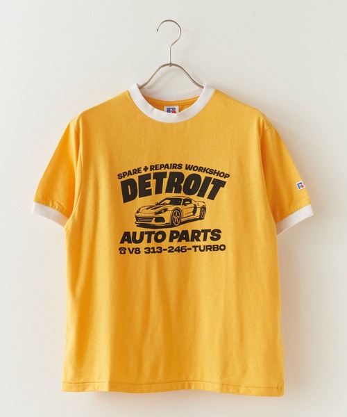 Russell Athletic(ラッセルアスレティック)の「Russell Athletic/ラッセルアスレティック Kids Tri-Blend Classic Ringer Tシャツ 3色展開 秋物 秋服 2026年秋冬(Tシャツ/カットソー・レディース・コーラル/イエロー/ホワイト・S)」の16枚目の写真