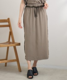 【新品タグ付き】KATHARINE ROSS　スカート　ウエストゴム　Mサイズ KATHARINE ROSS】エッチングプリントスカート（スカート