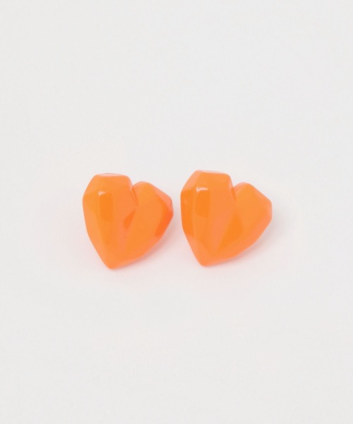 niko and...(ニコアンド)の「プラハートピアス(ピアス(両耳用)・レディース・パープル/オレンジ/グリーン・0)」の3枚目の写真
