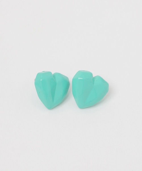 niko and...(ニコアンド)の「プラハートピアス(ピアス(両耳用)・レディース・パープル/オレンジ/グリーン・0)」の2枚目の写真