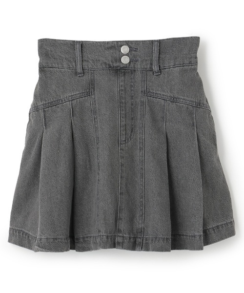 LOVETOXIC（ラブトキシック）の「美脚見えデニムプリーツスカパン（スカート・キッズ・グレー/ブルー/ライトブルー・L/SS/S/M）」の11枚目の写真