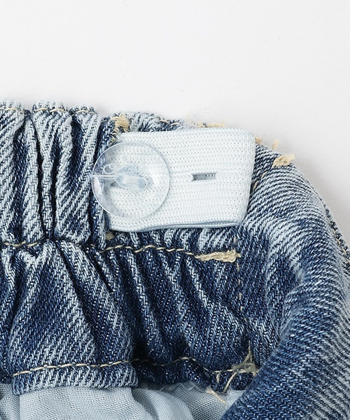 LOVETOXIC（ラブトキシック）の「美脚見えデニムプリーツスカパン（スカート・キッズ・グレー/ブルー/ライトブルー・L/SS/S/M）」の8枚目の写真