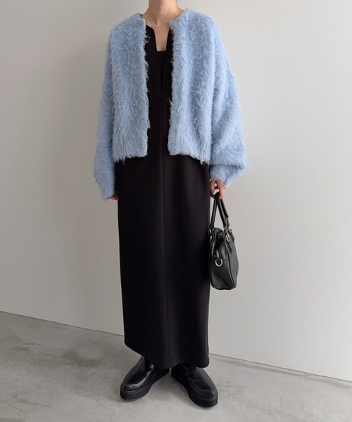 meilmada（メイルマダ）の「キーネックロングワンピース（ワンピース・レディース・ベージュ/ブラック・FREE）」の21枚目の写真