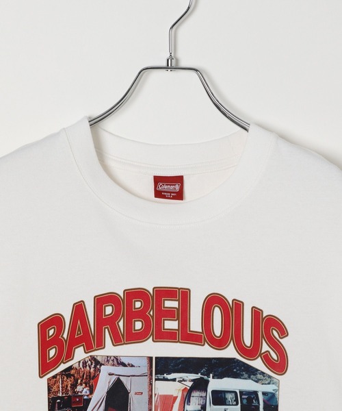 COLEMAN（コールマン）の「【Coleman×TAKEDA BBQwith BAYFLOW】フロントプリントTシャツ（Tシャツ/カットソー・メンズ・ホワイト/ブラック・MEDIUM/LARGE）」の14枚目の写真