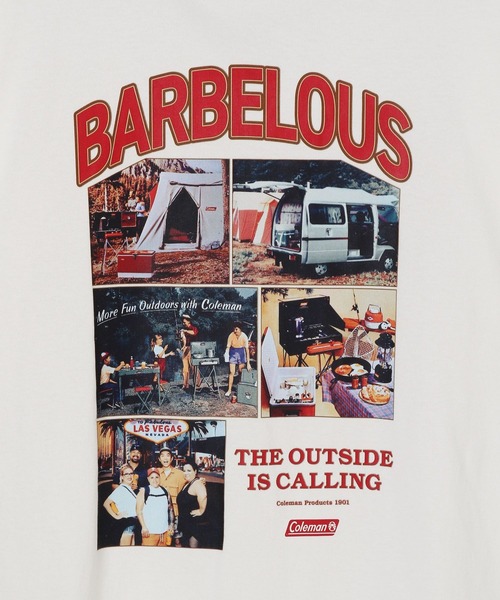 COLEMAN（コールマン）の「【Coleman×TAKEDA BBQwith BAYFLOW】フロントプリントTシャツ（Tシャツ/カットソー・メンズ・ホワイト/ブラック・MEDIUM/LARGE）」の16枚目の写真